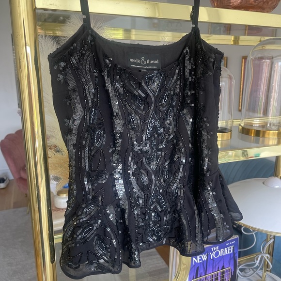 Needle & Thread Sequined Top - Picture 2 of 3